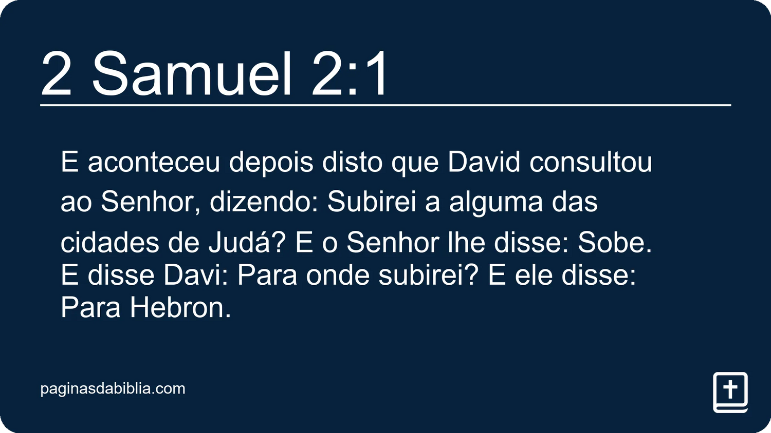 2 Samuel 2:1