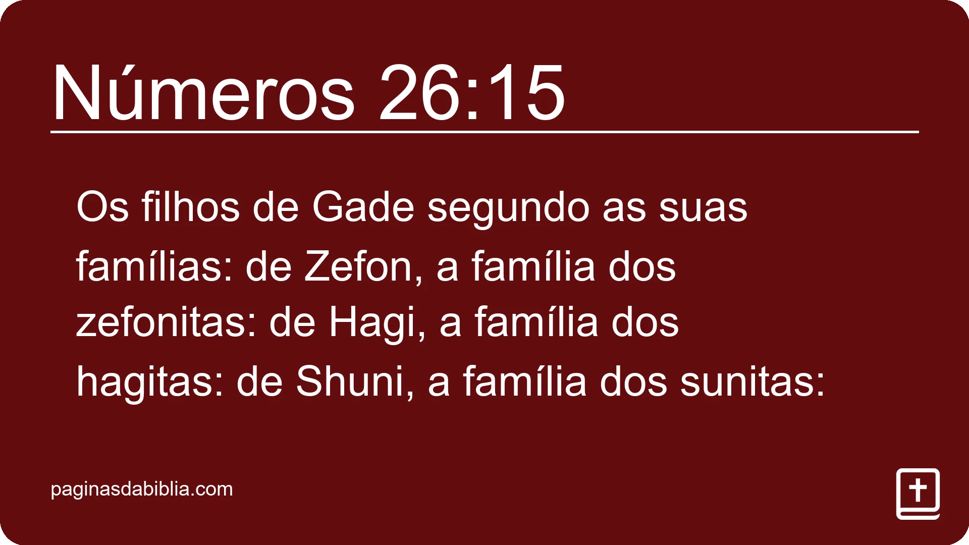 Números 26:15