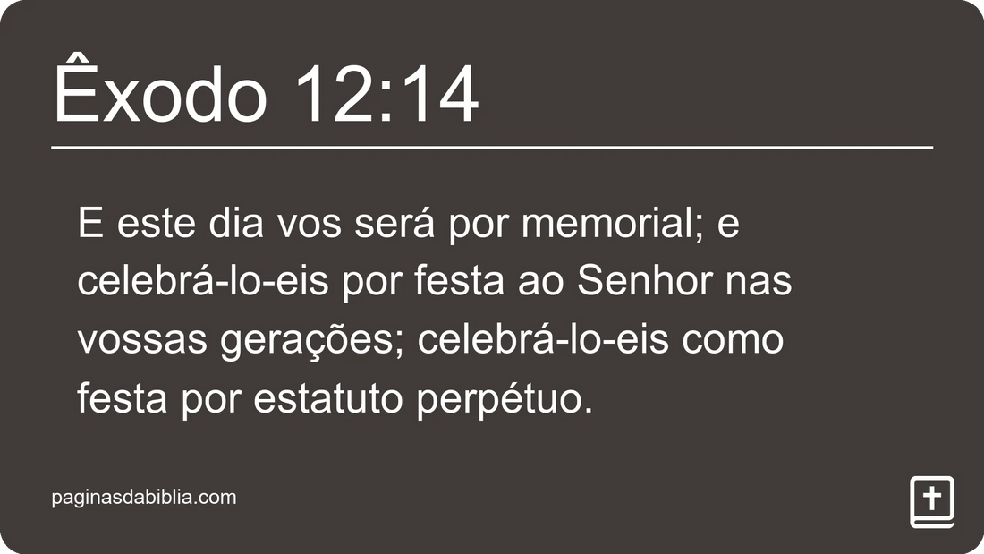 Êxodo 12:14