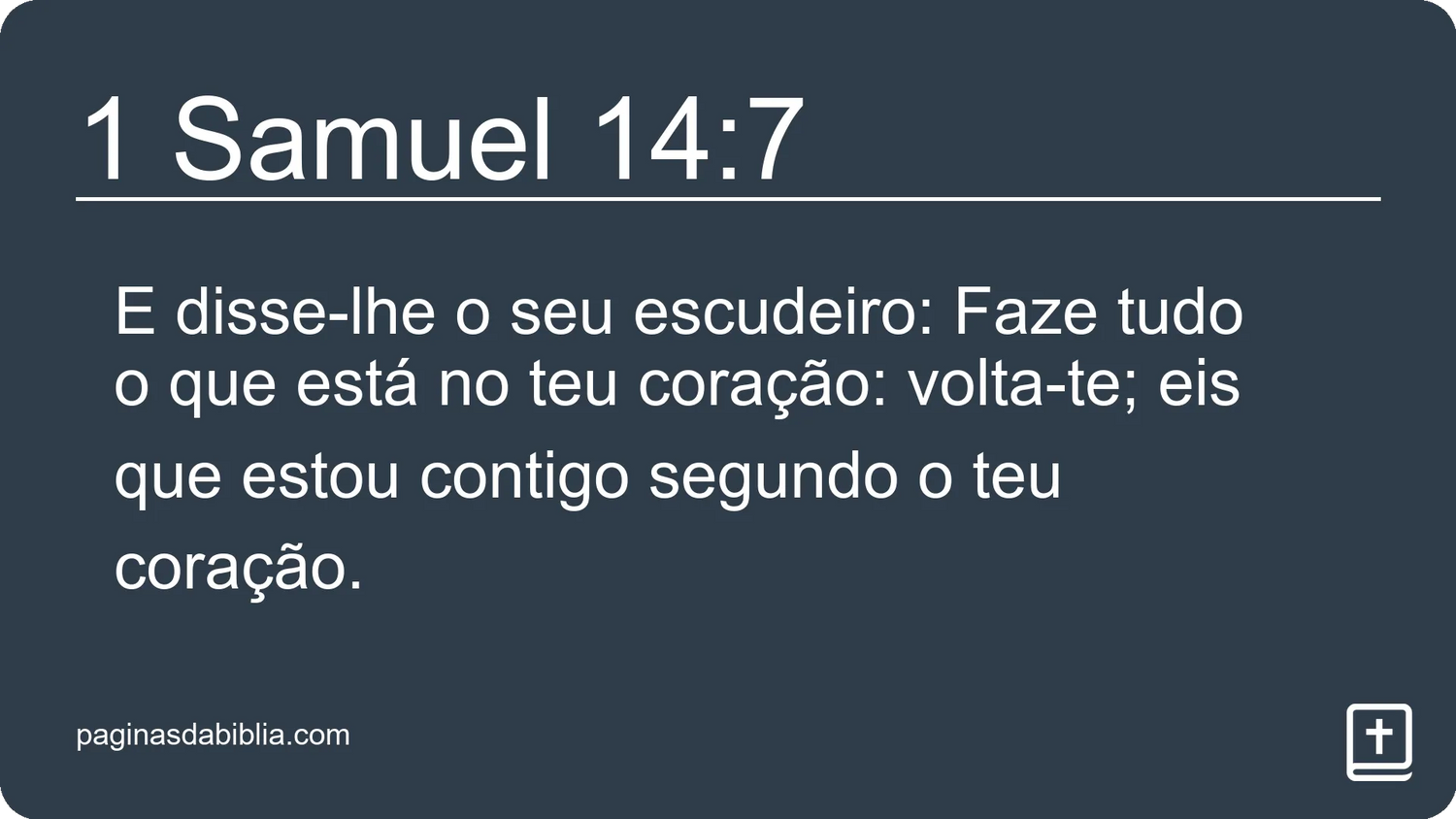 1 Samuel 14:7