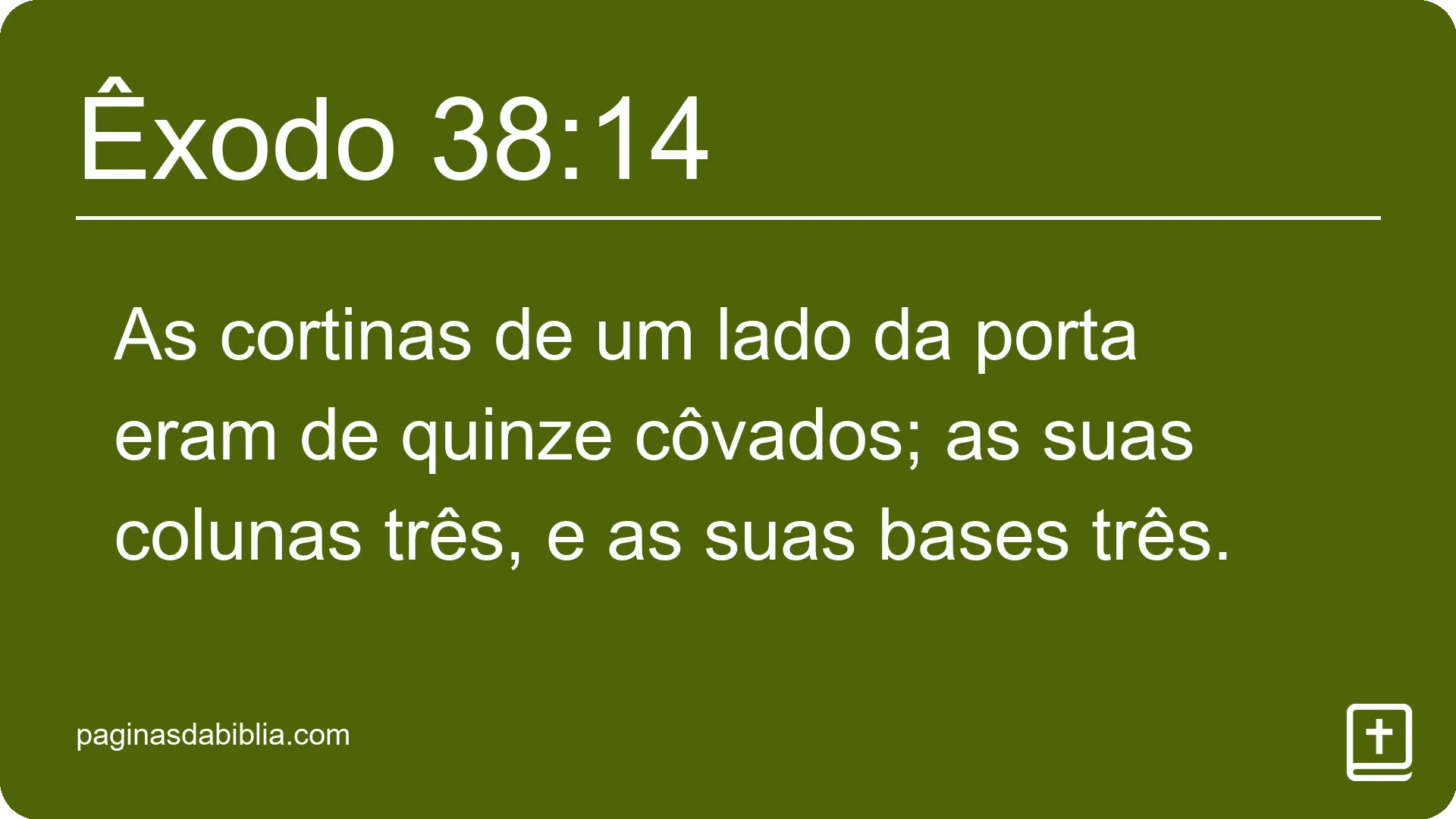 Êxodo 38:14