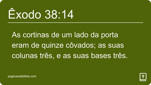 Êxodo 38:14