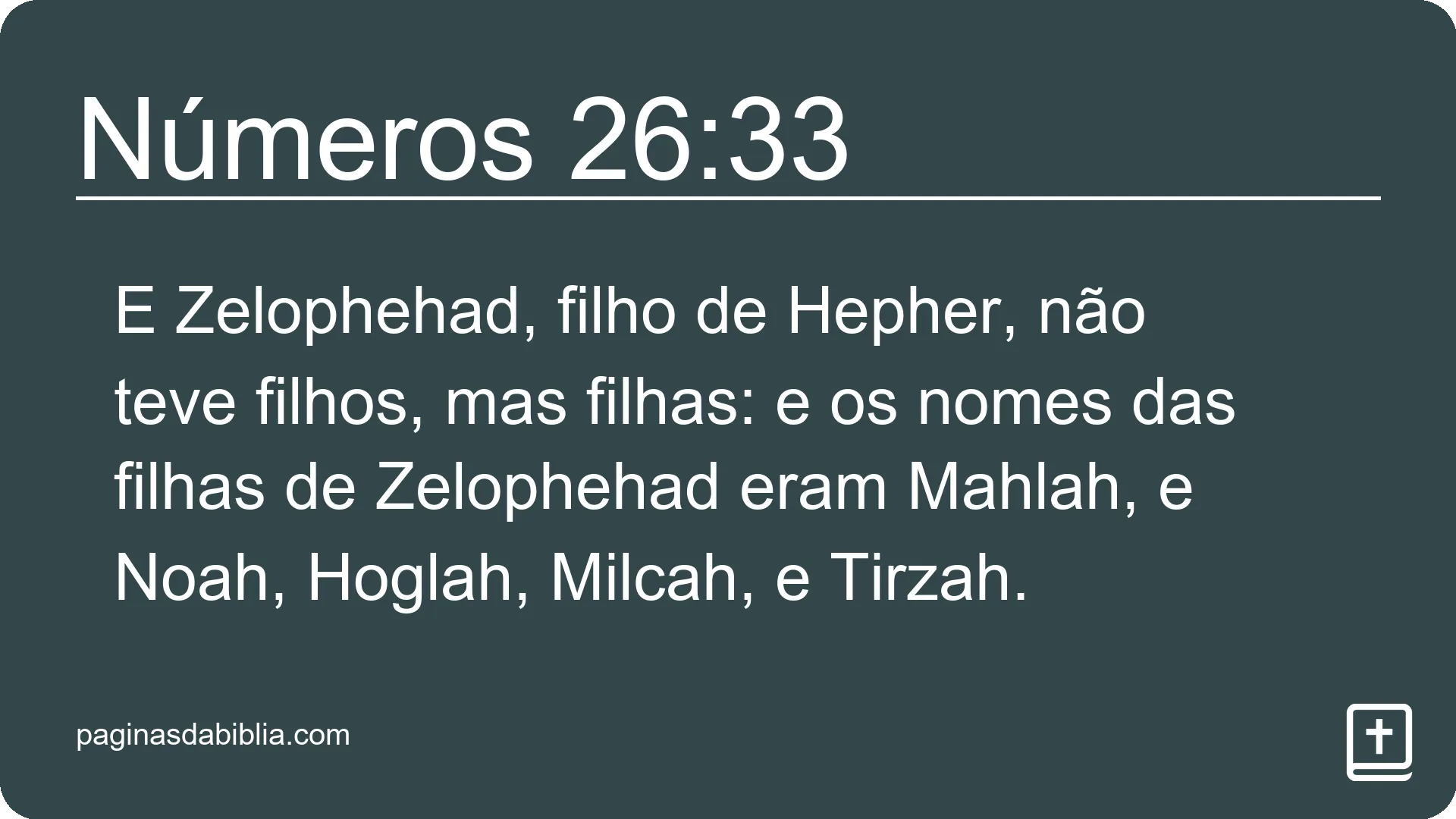 Números 26:33