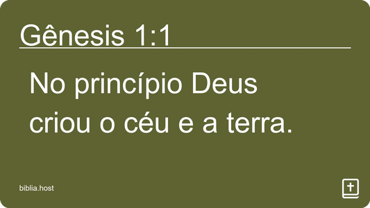 Gênesis 1:1