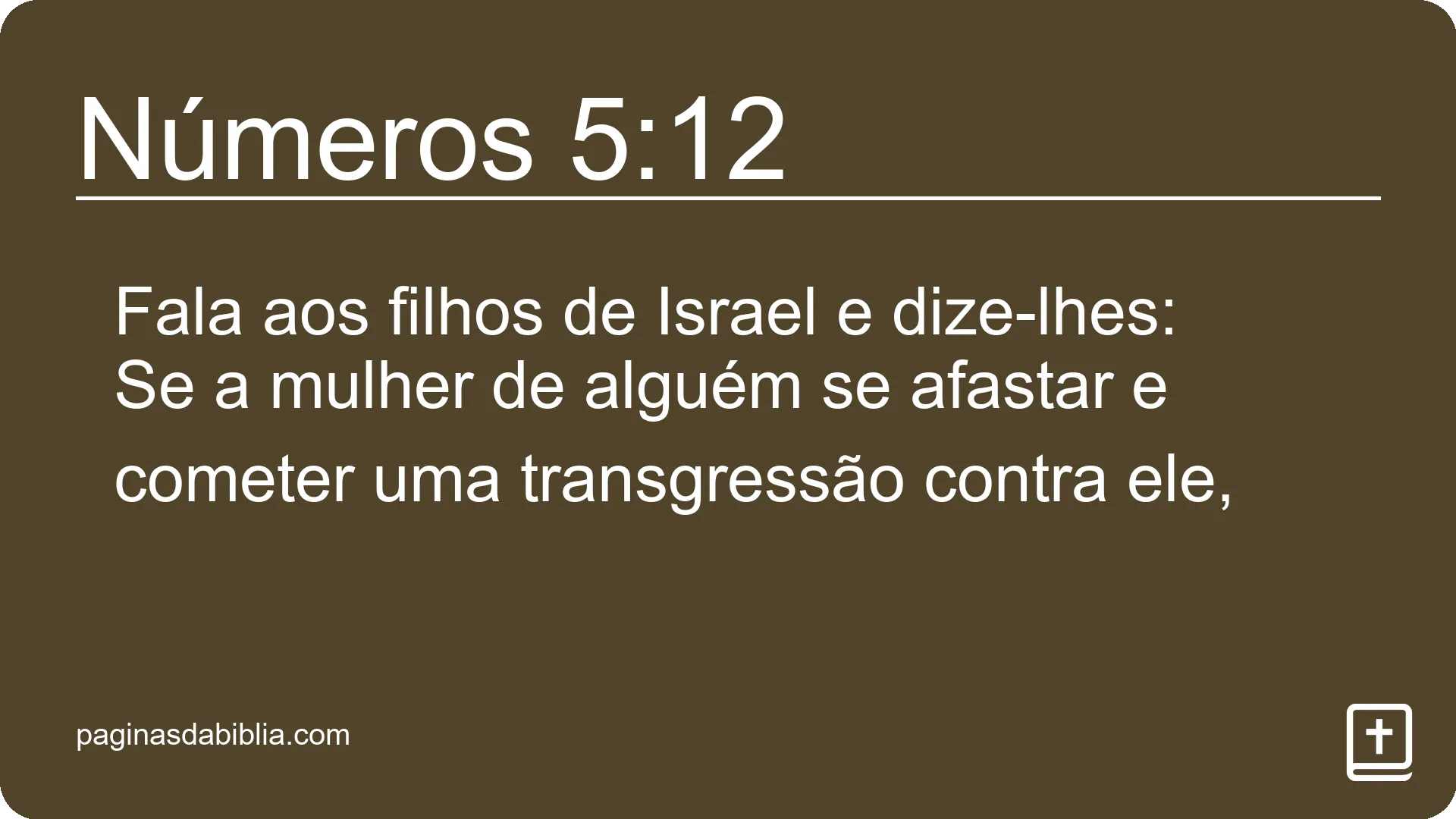 Números 5:12