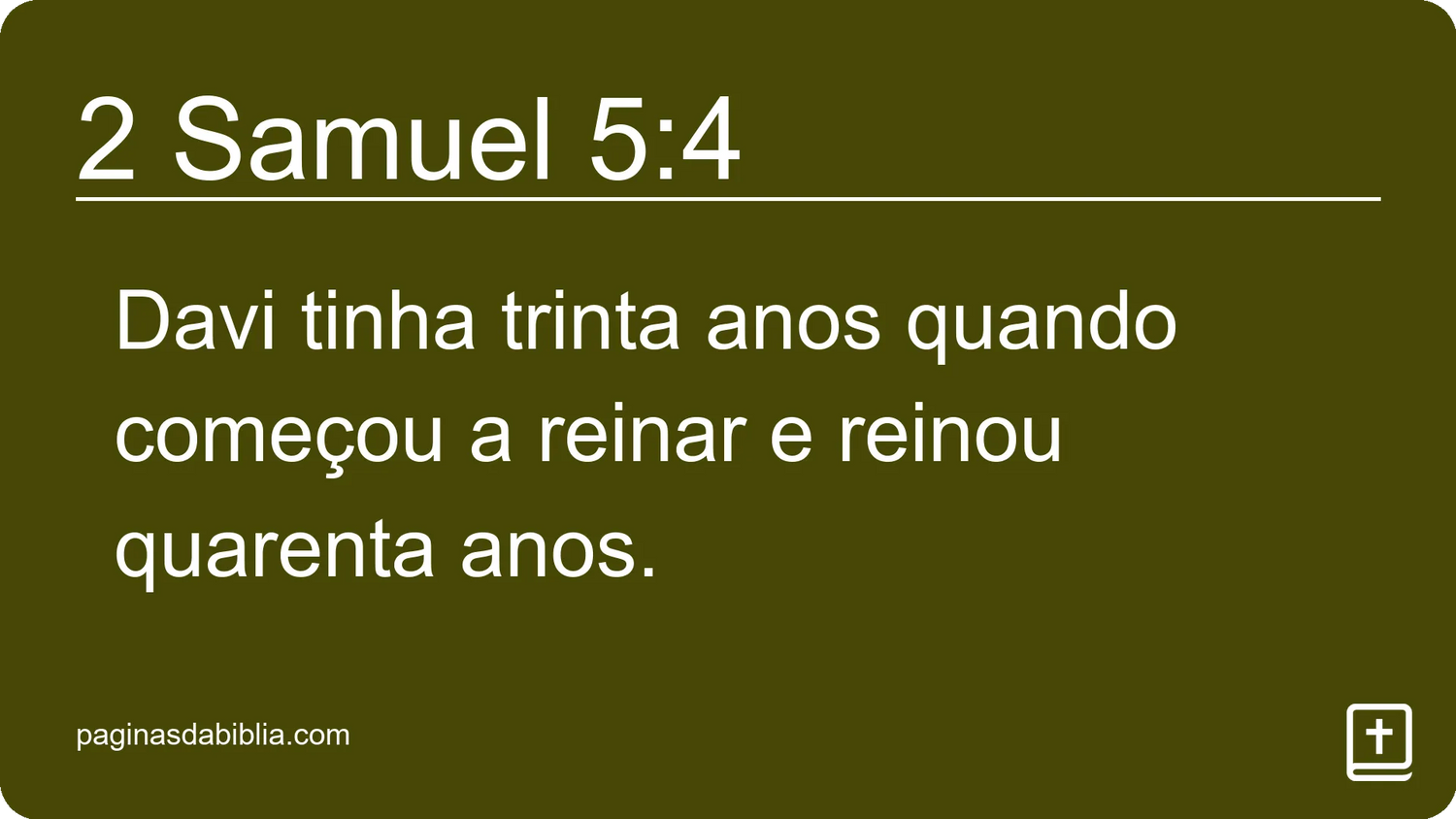 2 Samuel 5:4