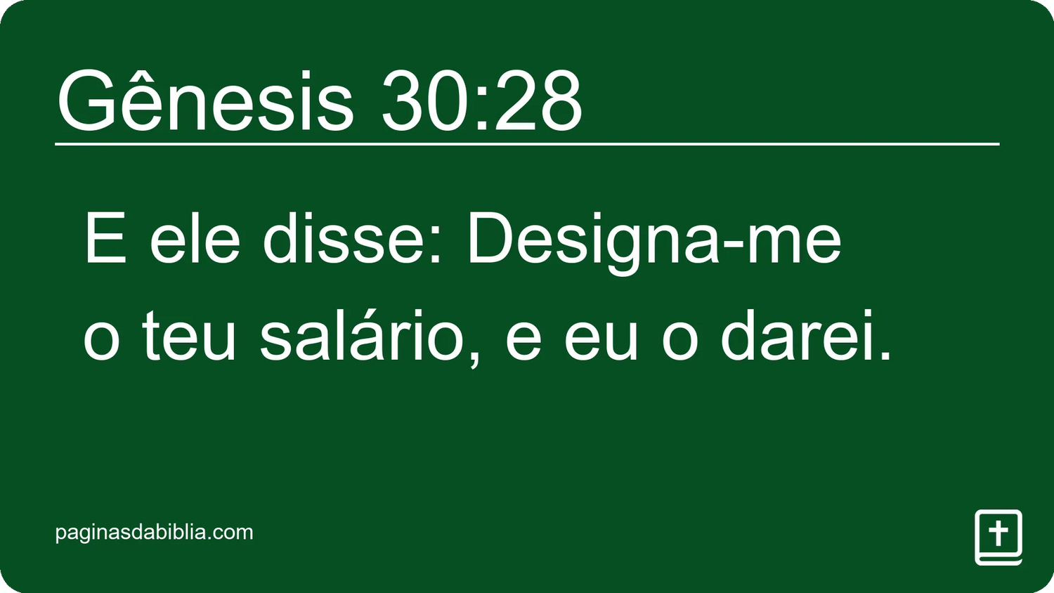 Gênesis 30:28