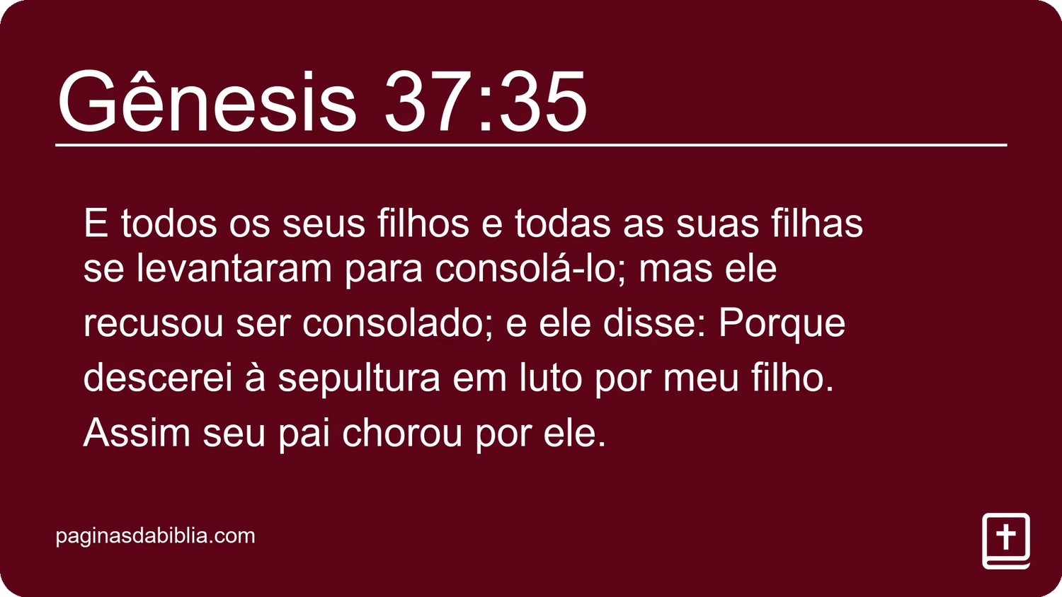 Gênesis 37:35