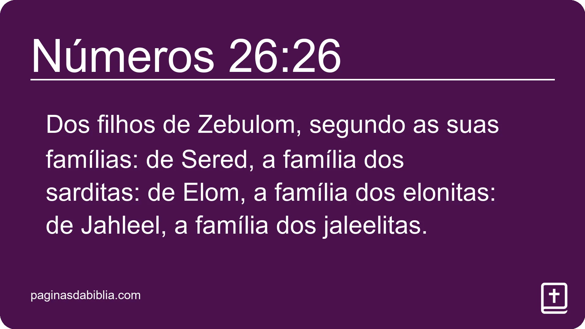 Números 26:26