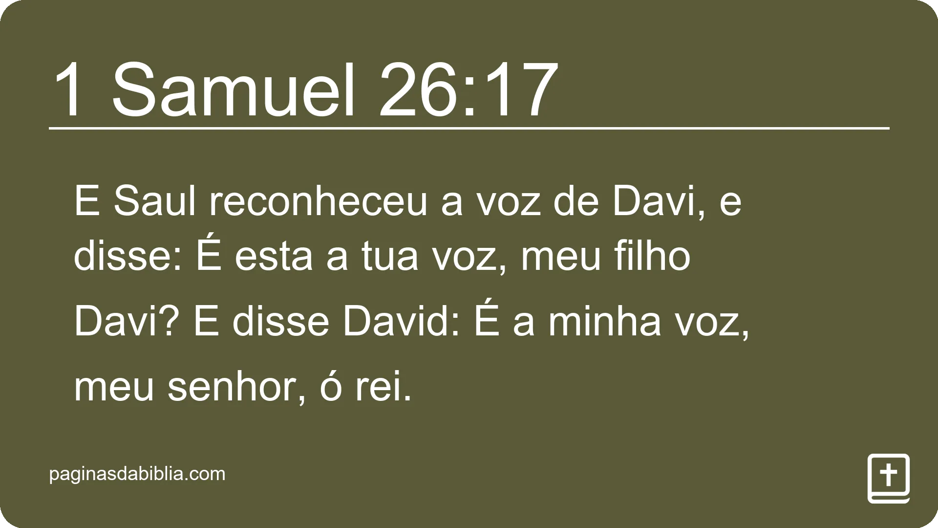 1 Samuel 26:17