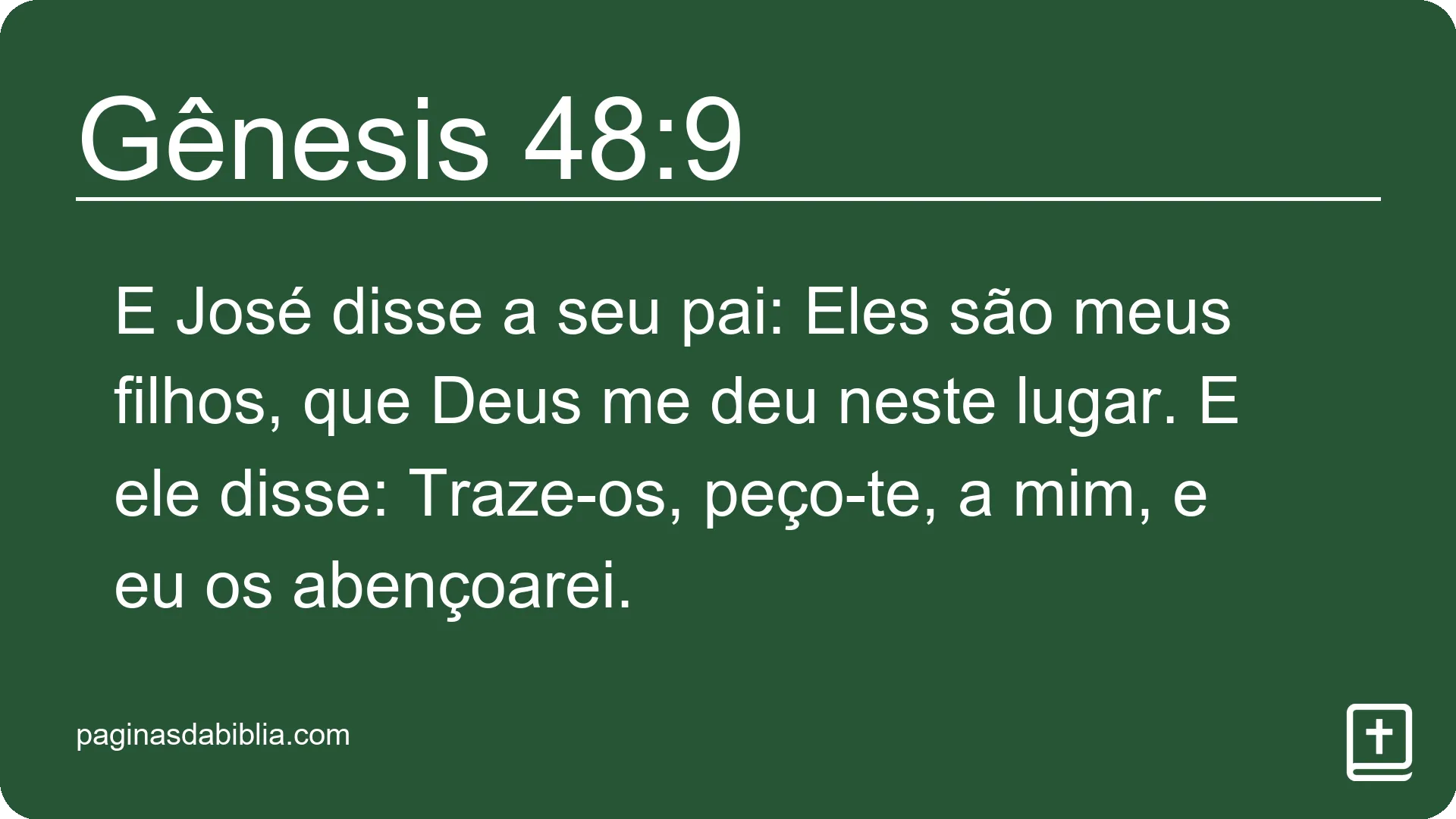 Gênesis 48:9