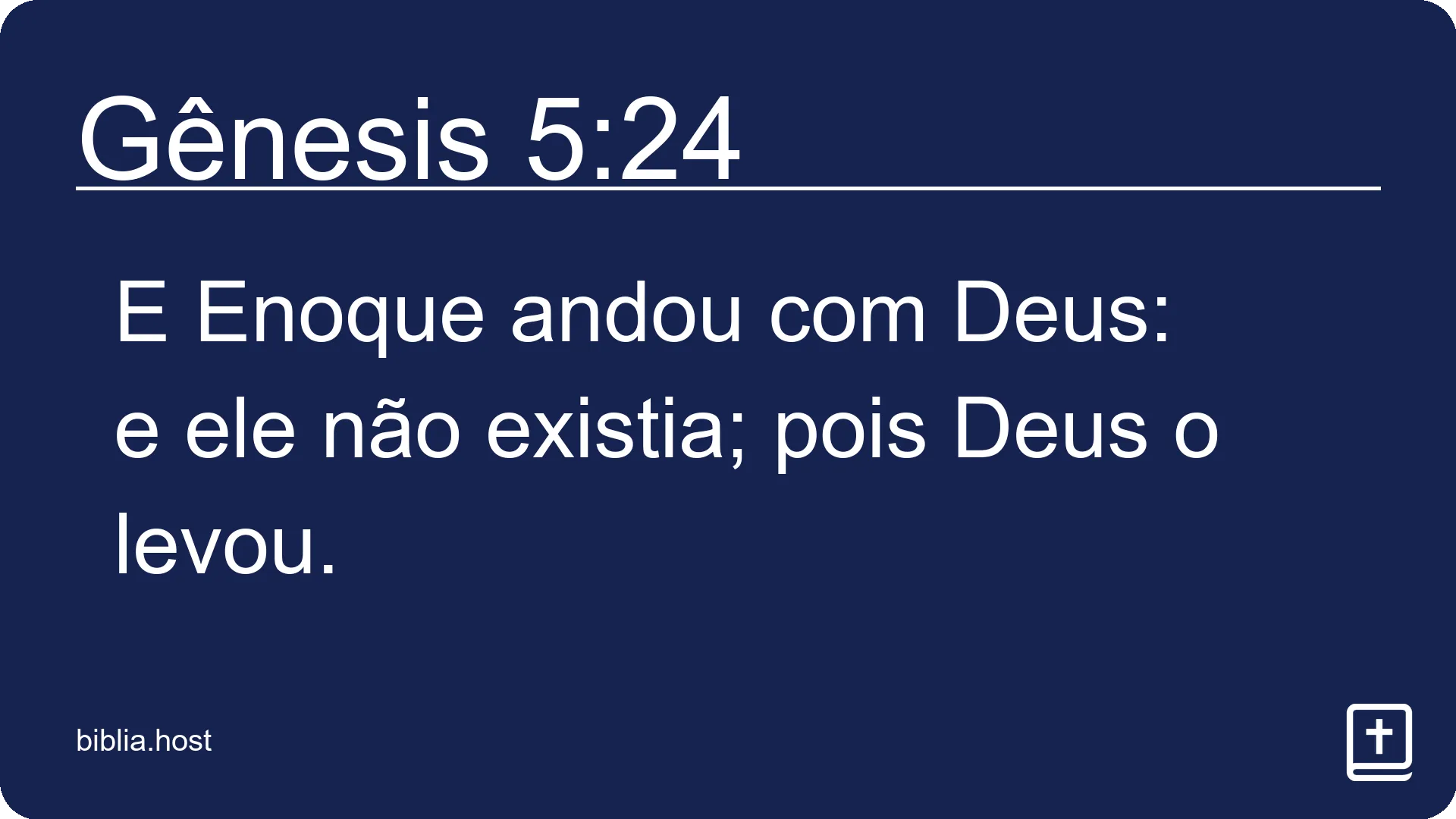 Gênesis 5:24