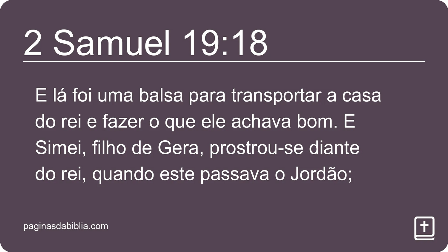 2 Samuel 19:18