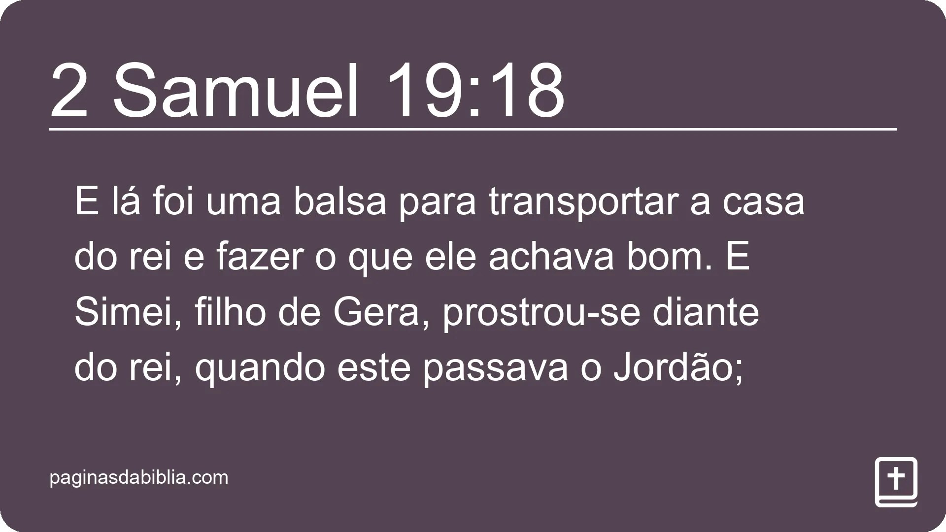 2 Samuel 19:18