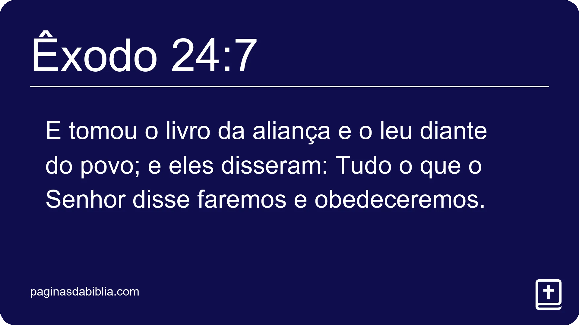 Êxodo 24:7