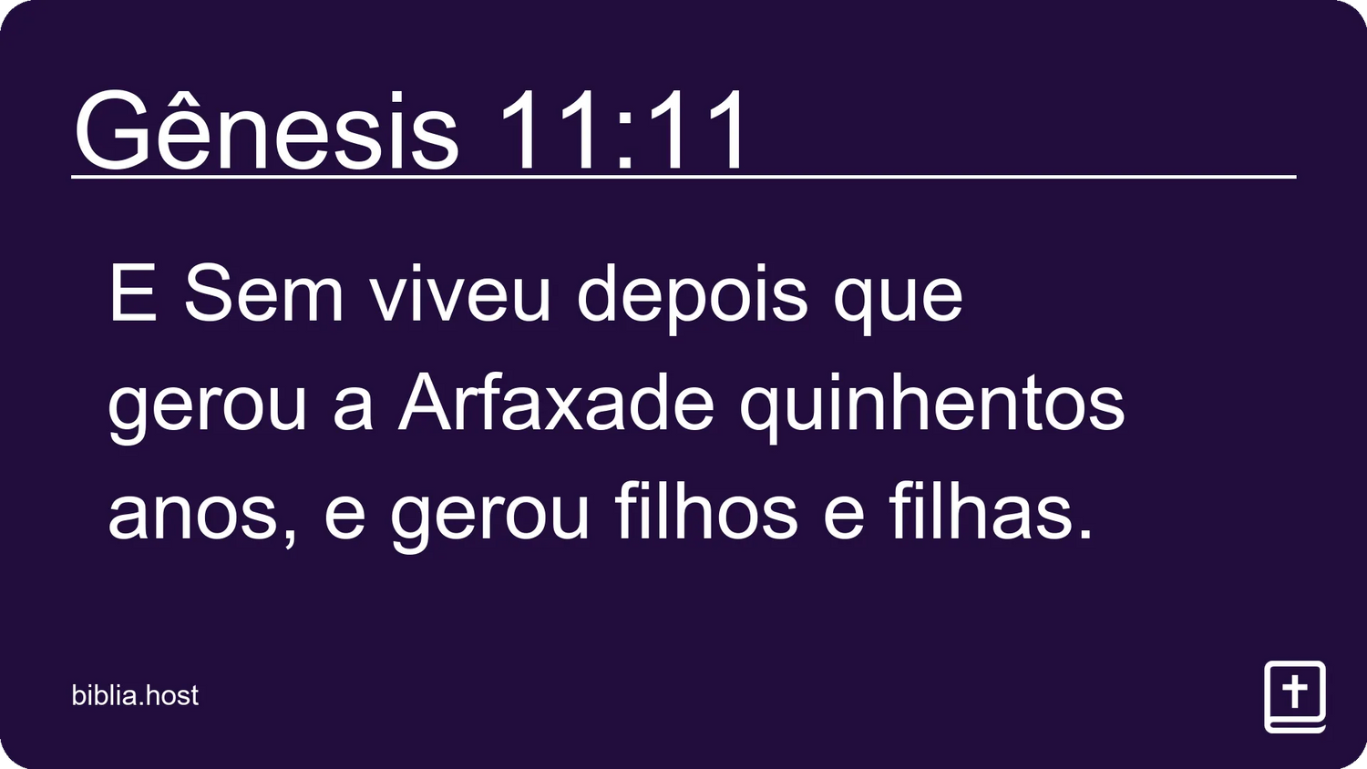 Gênesis 11:11