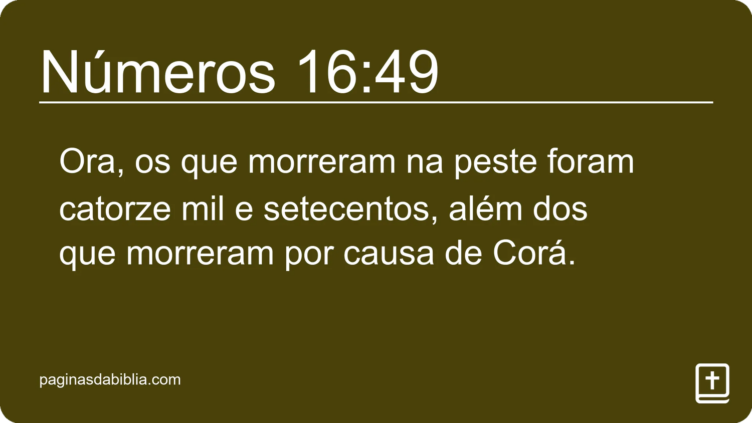 Números 16:49