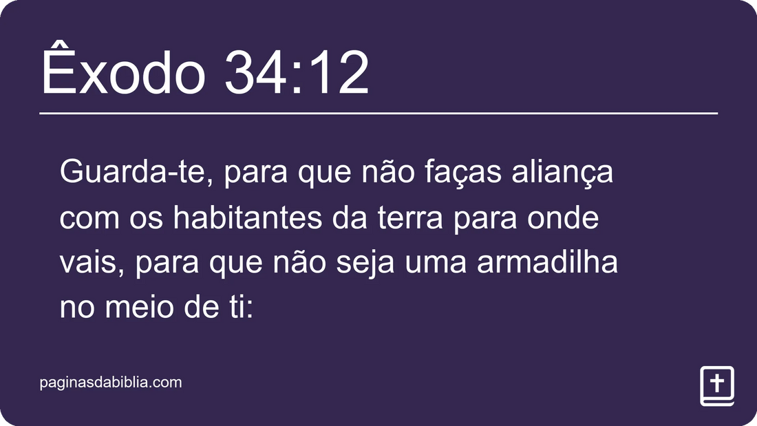 Êxodo 34:12