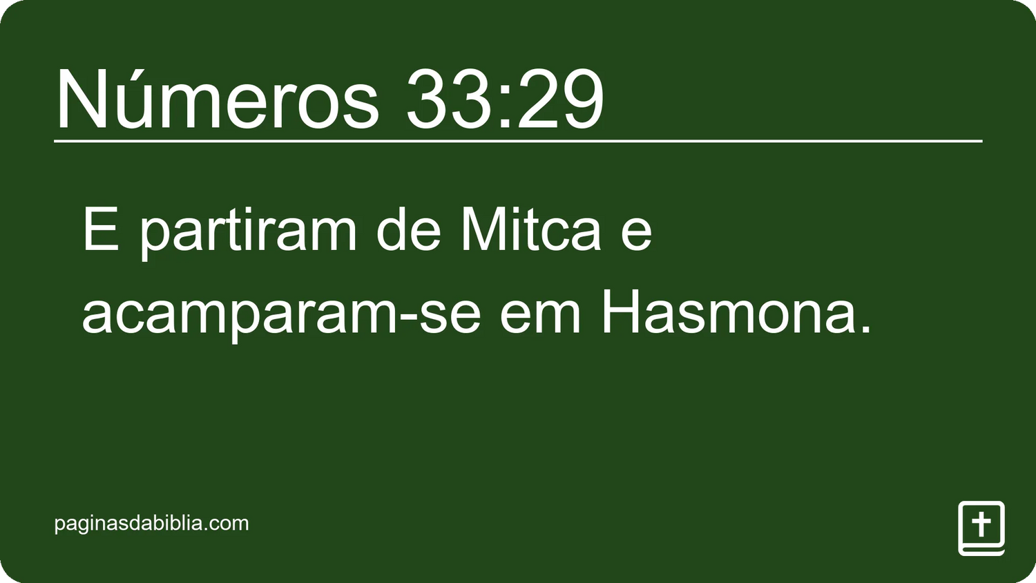 Números 33:29