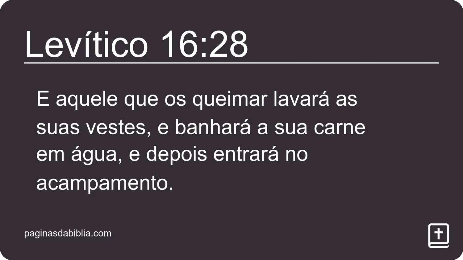 Levítico 16:28