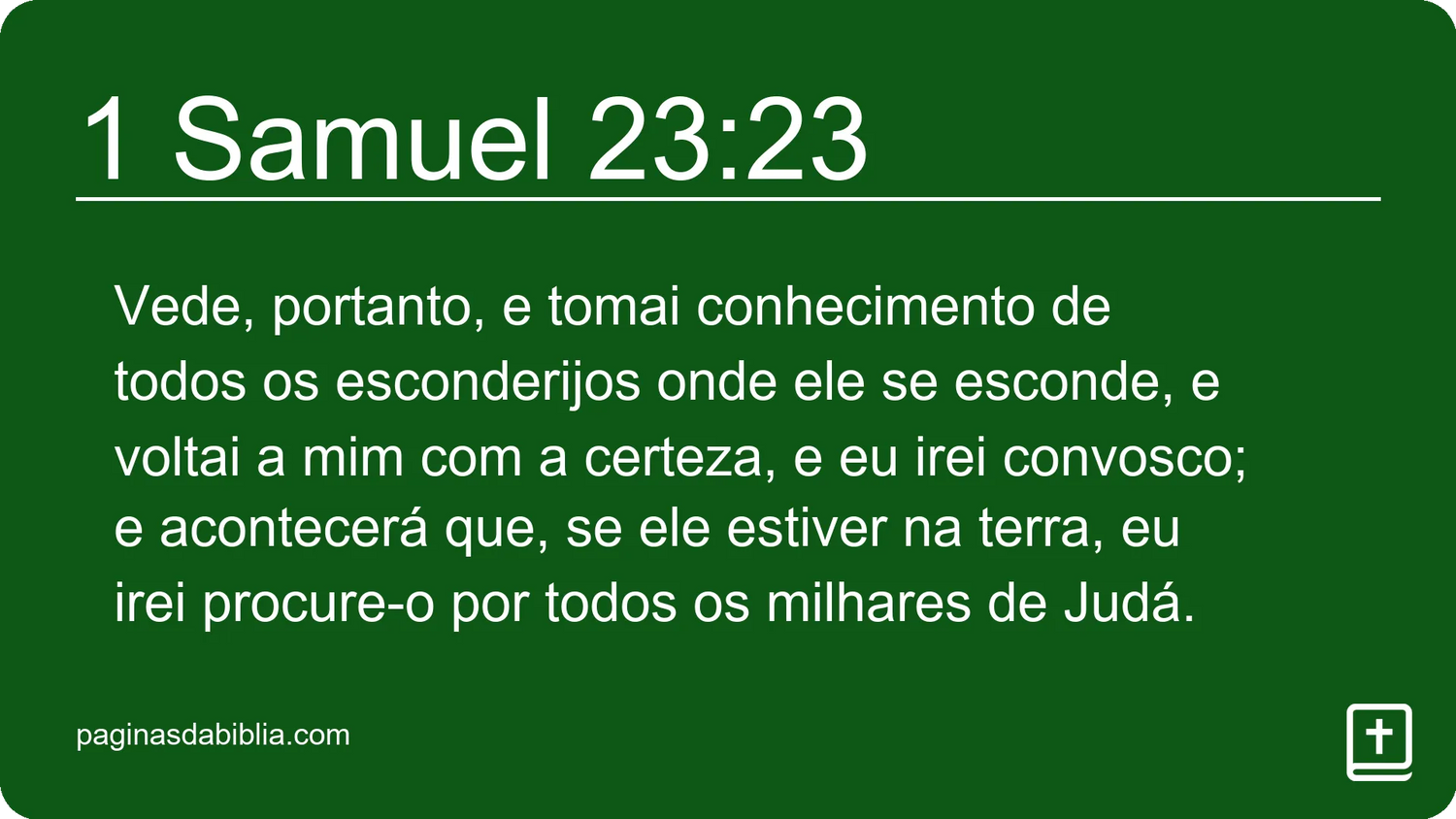 1 Samuel 23:23