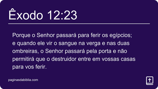 Êxodo 12:23