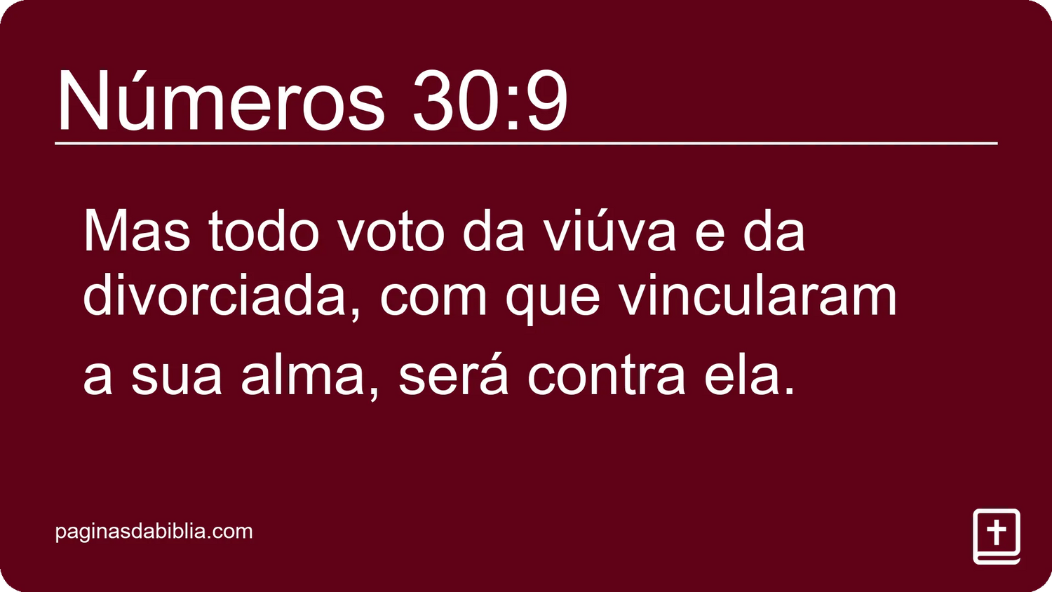 Números 30:9