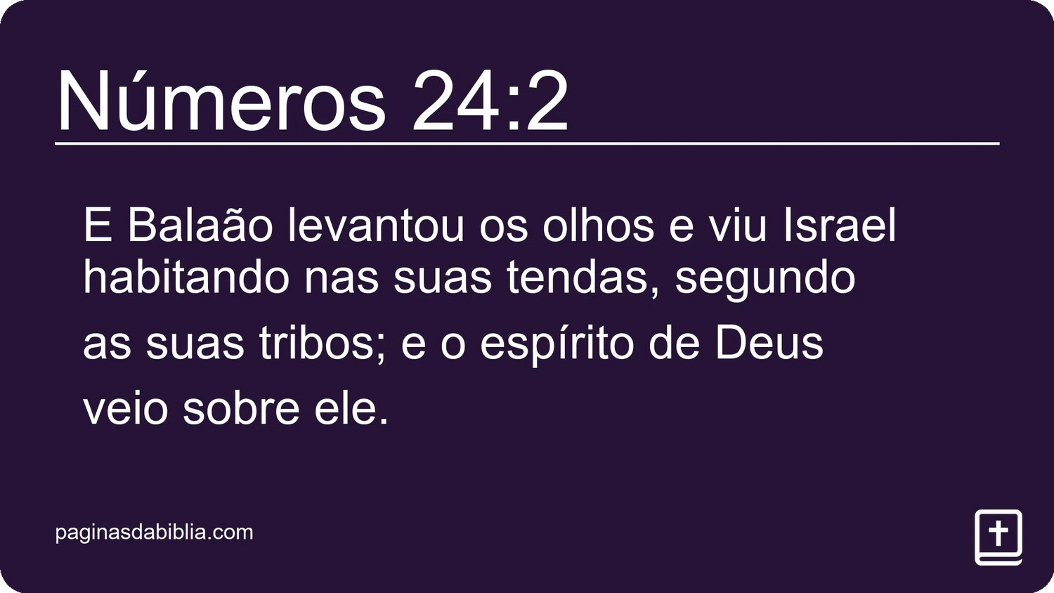 Números 24:2