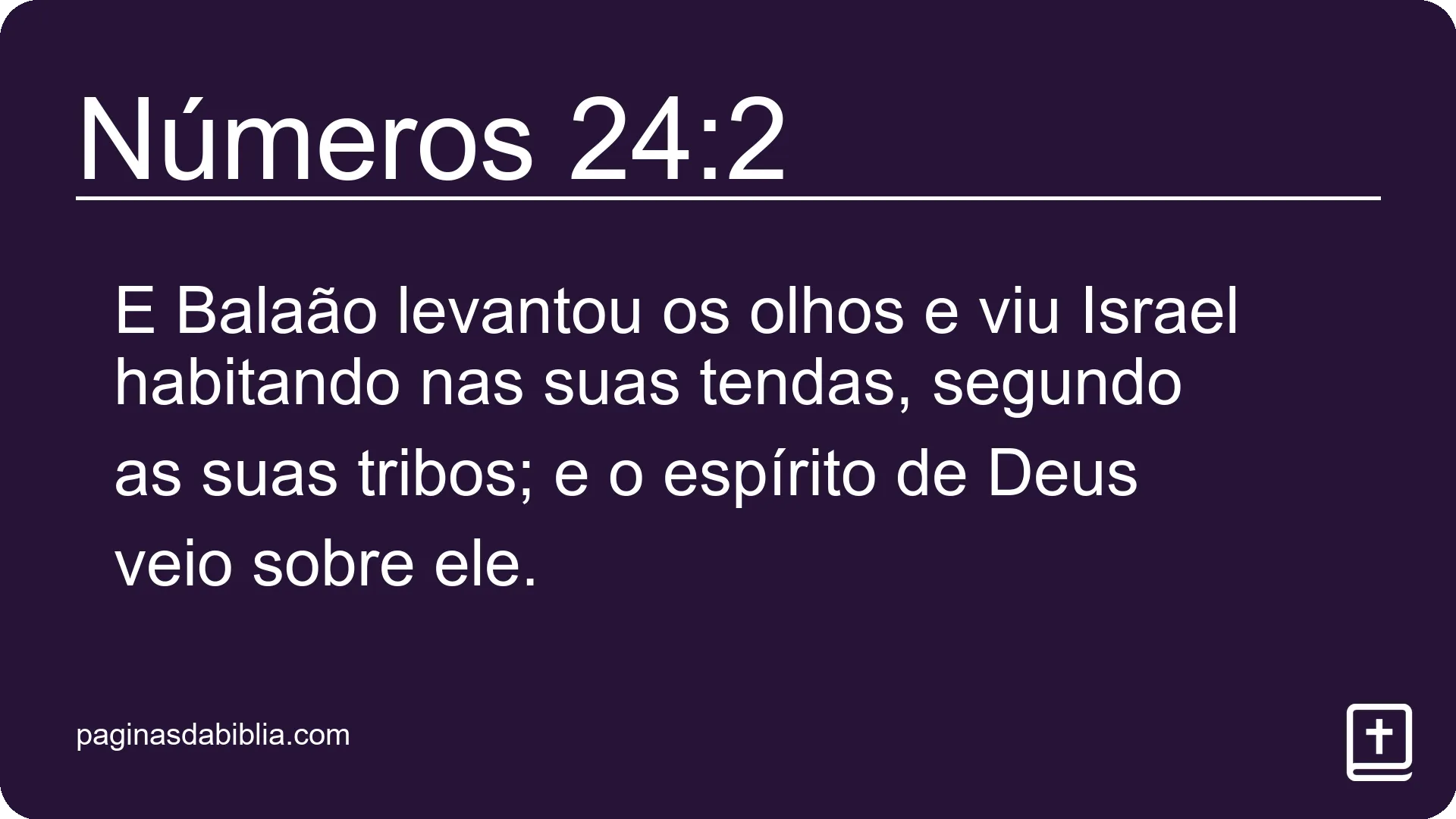 Números 24:2