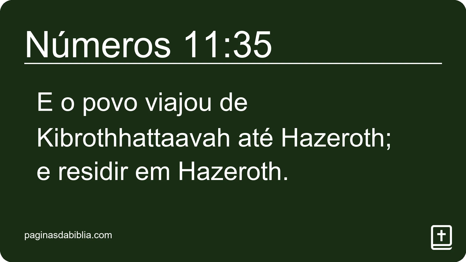 Números 11:35