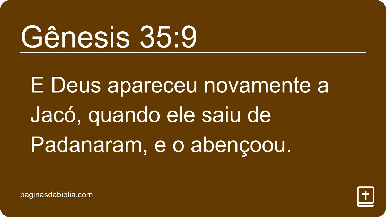 Gênesis 35:9