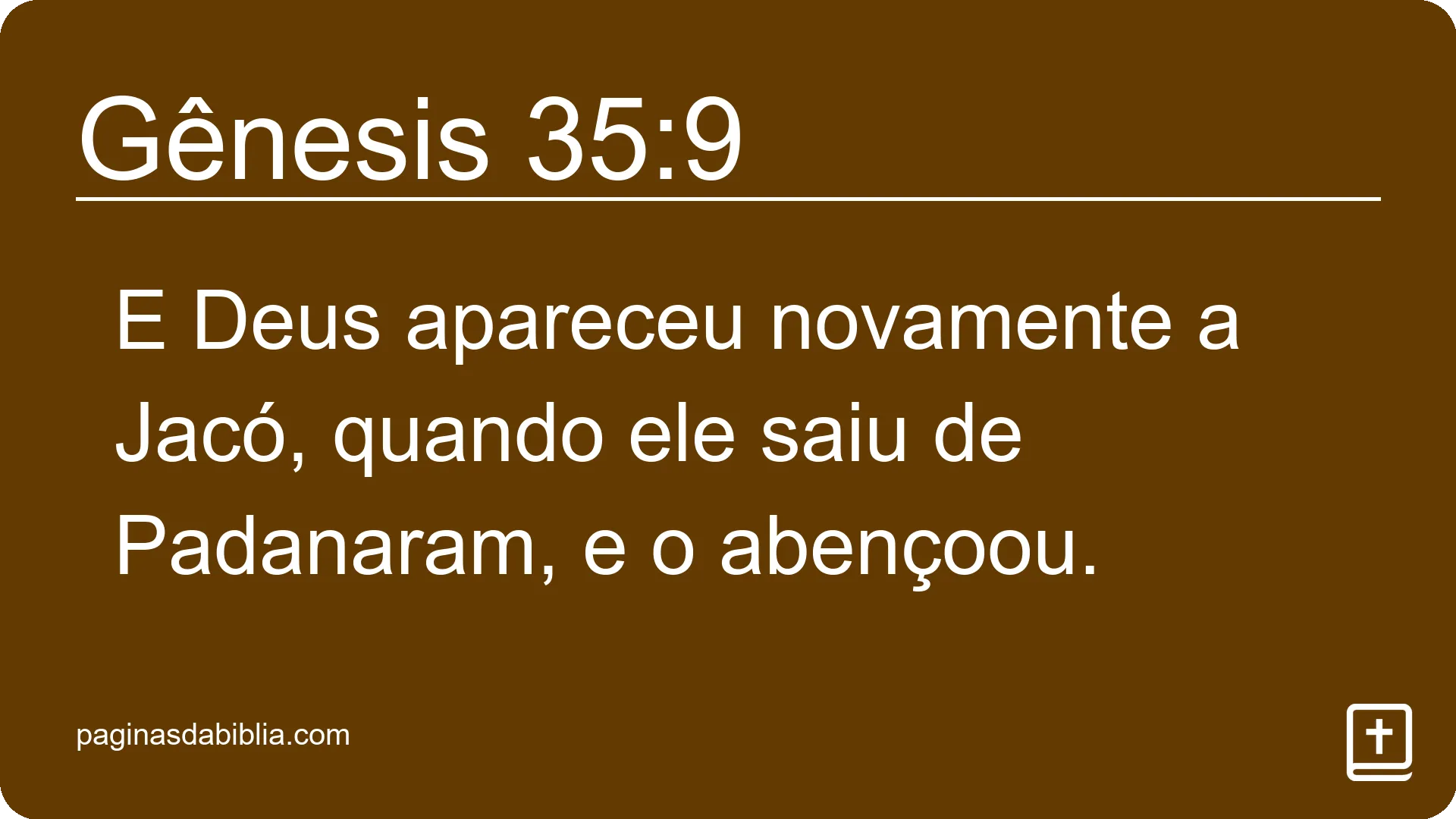 Gênesis 35:9