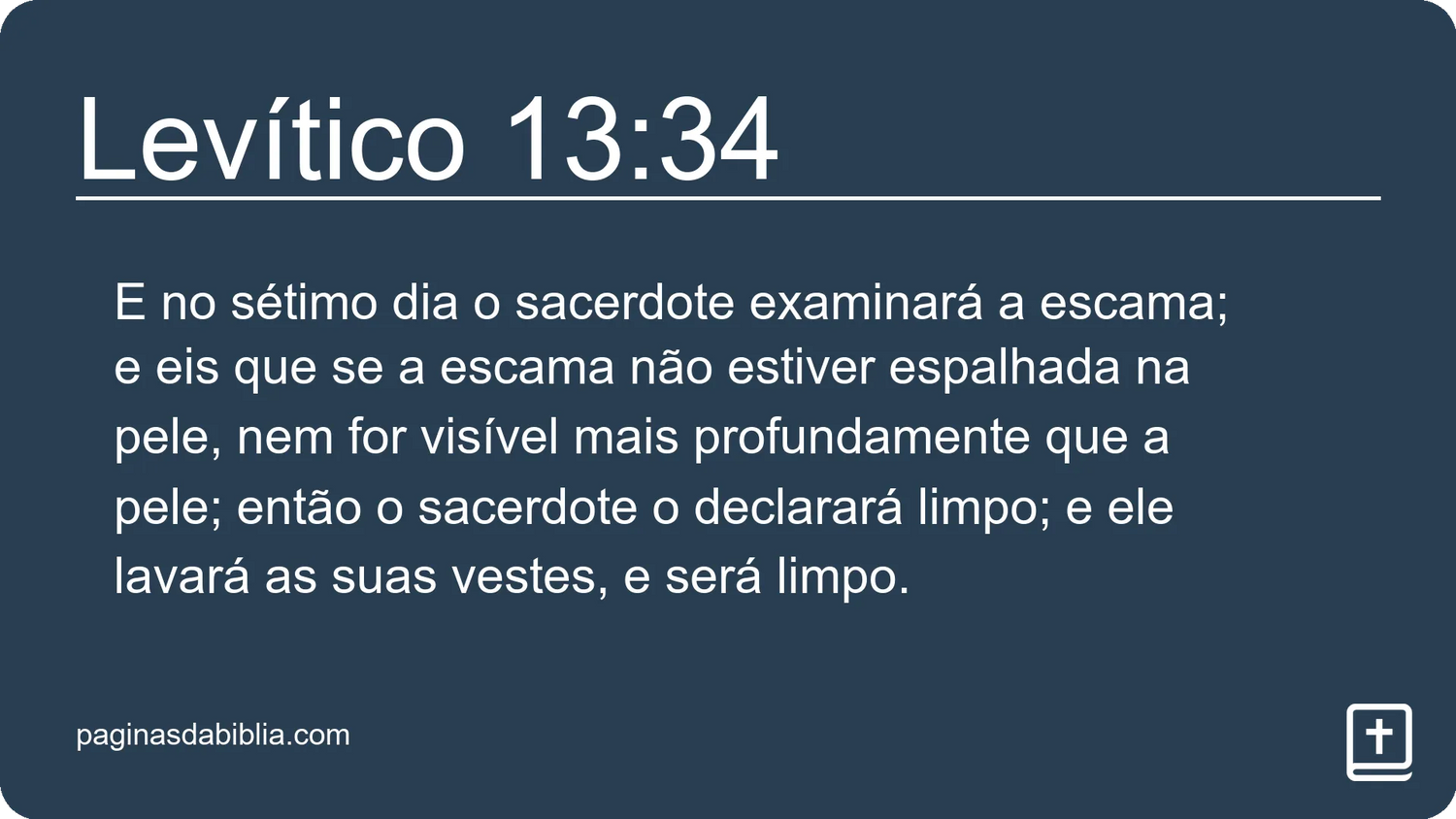 Levítico 13:34