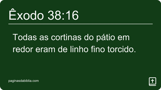 Êxodo 38:16