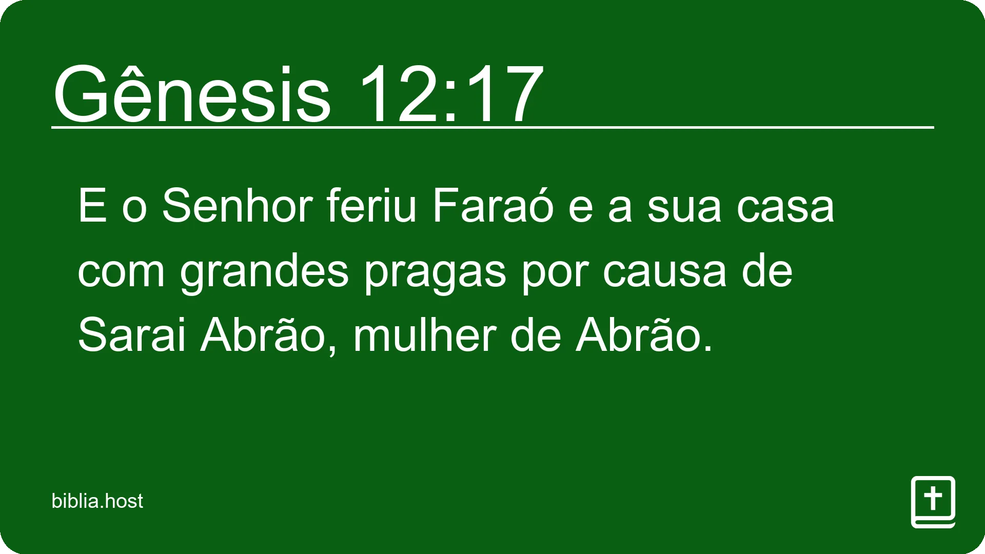 Gênesis 12:17