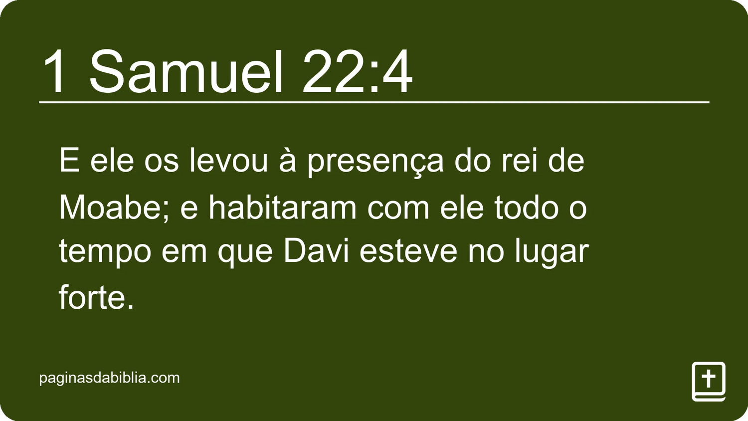 1 Samuel 22:4