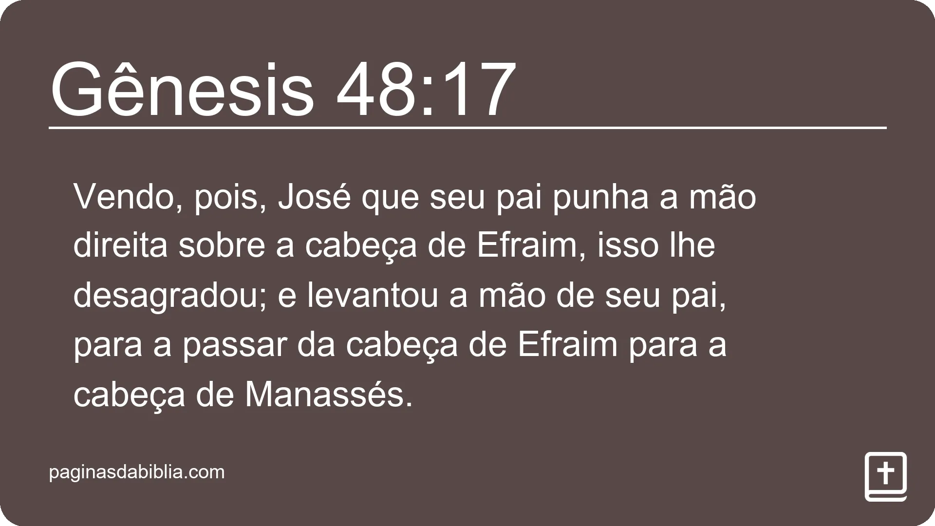 Gênesis 48:17