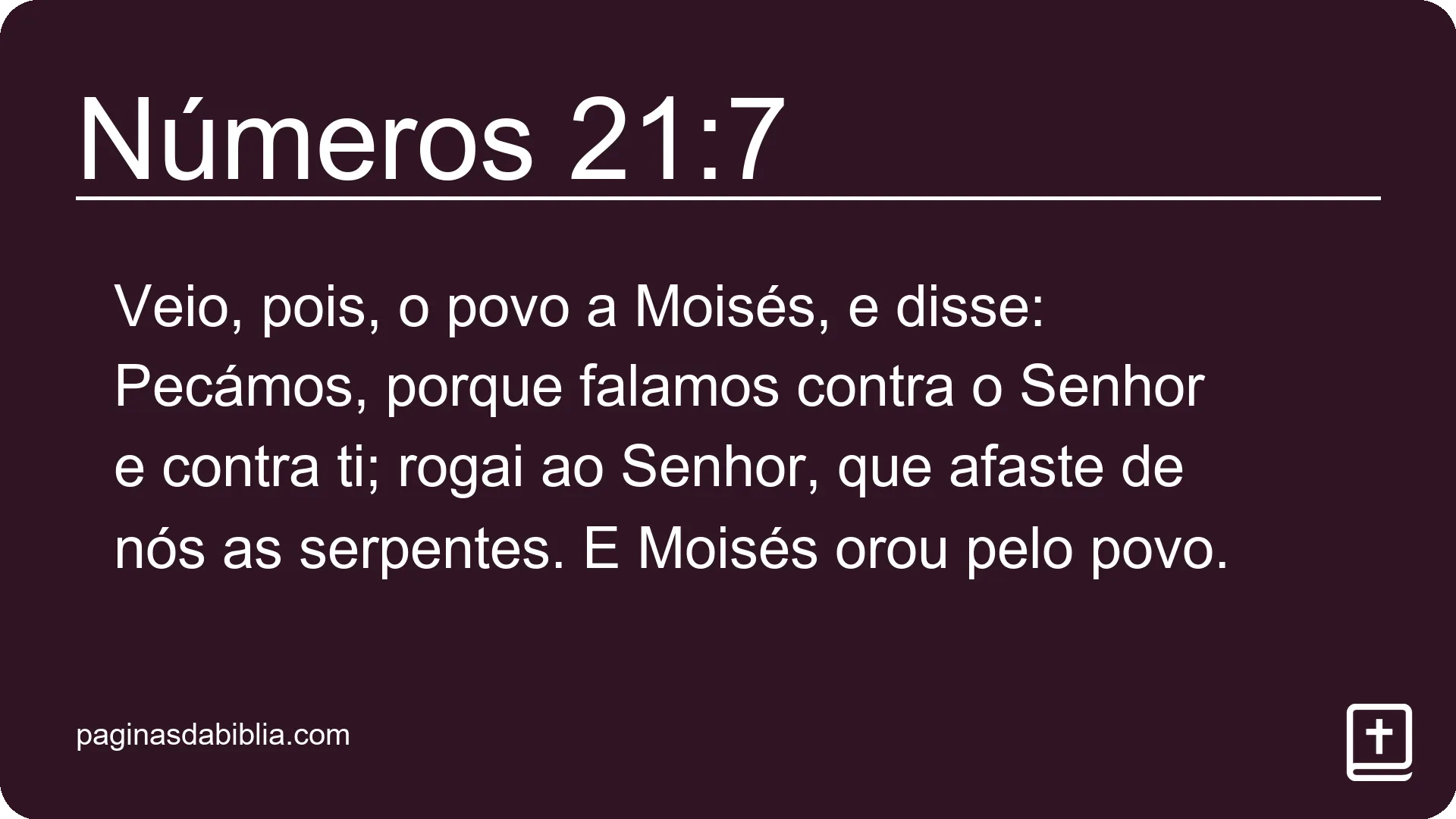 Números 21:7