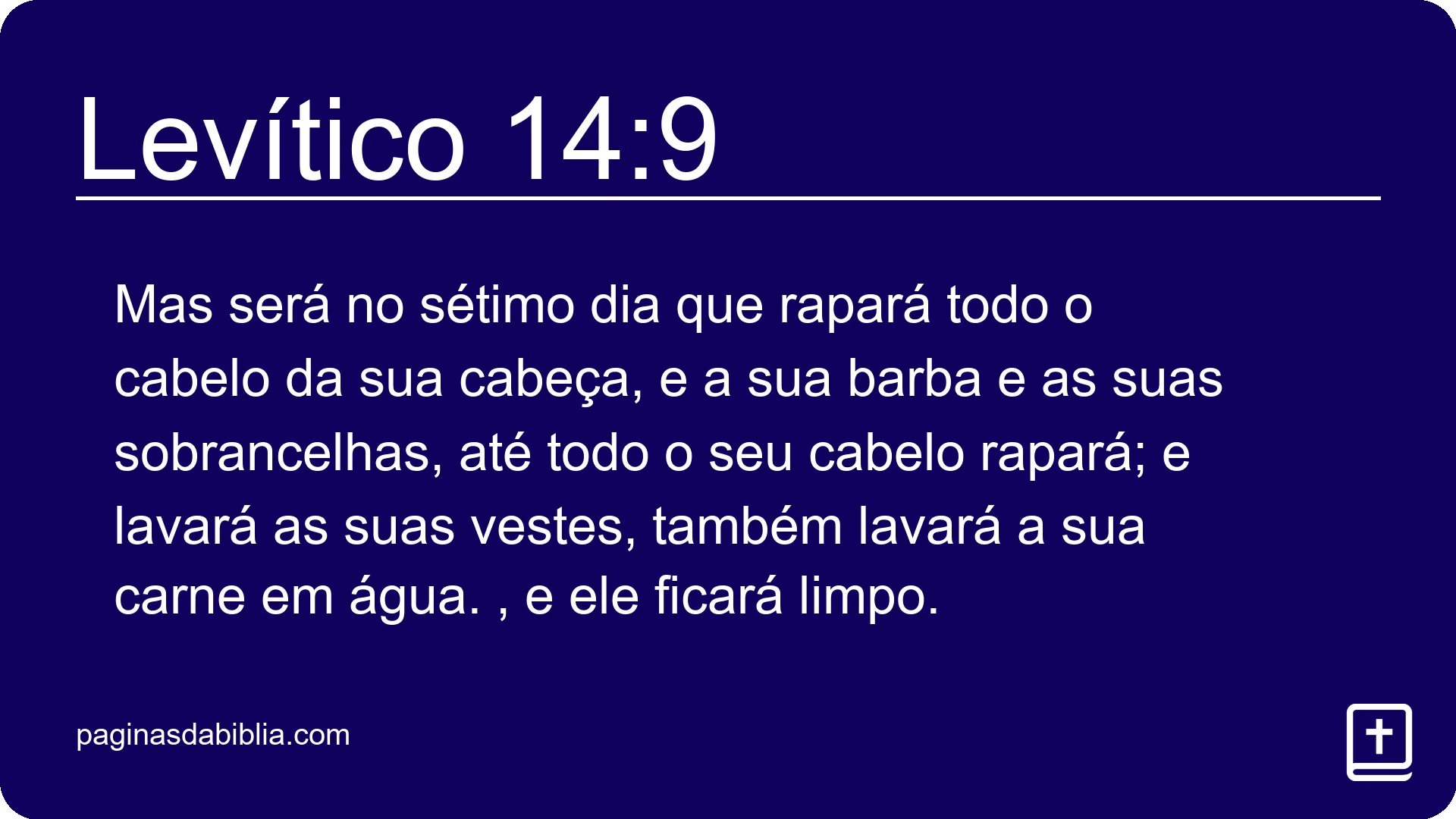 Levítico 14:9