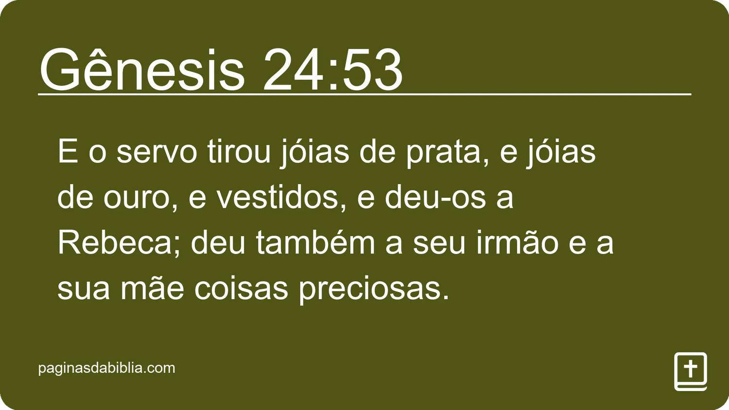 Gênesis 24:53