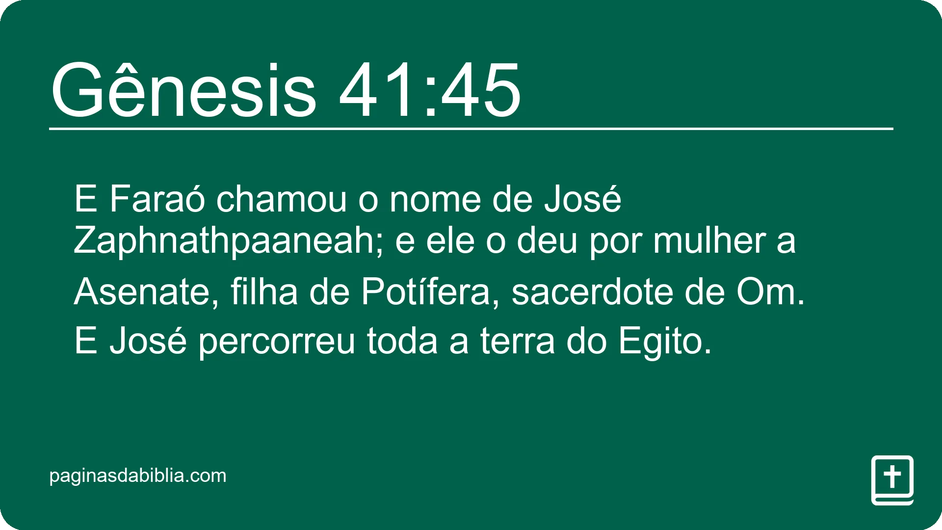 Gênesis 41:45