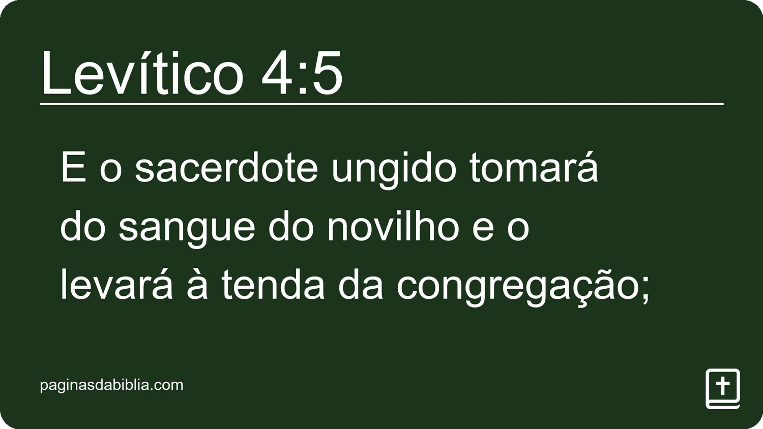 Levítico 4:5