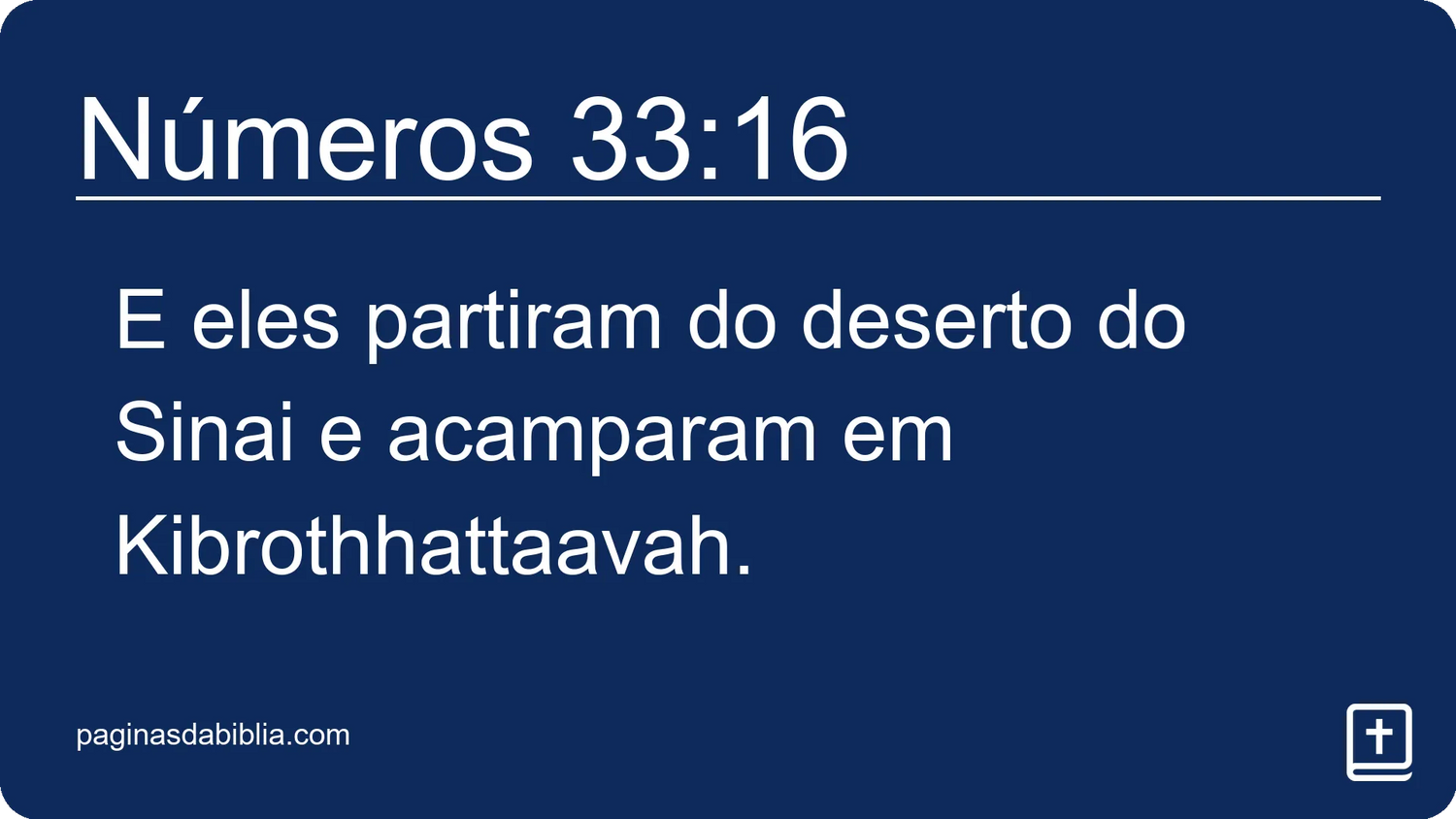 Números 33:16