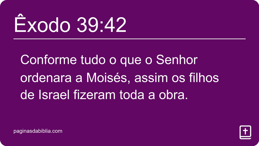 Êxodo 39:42