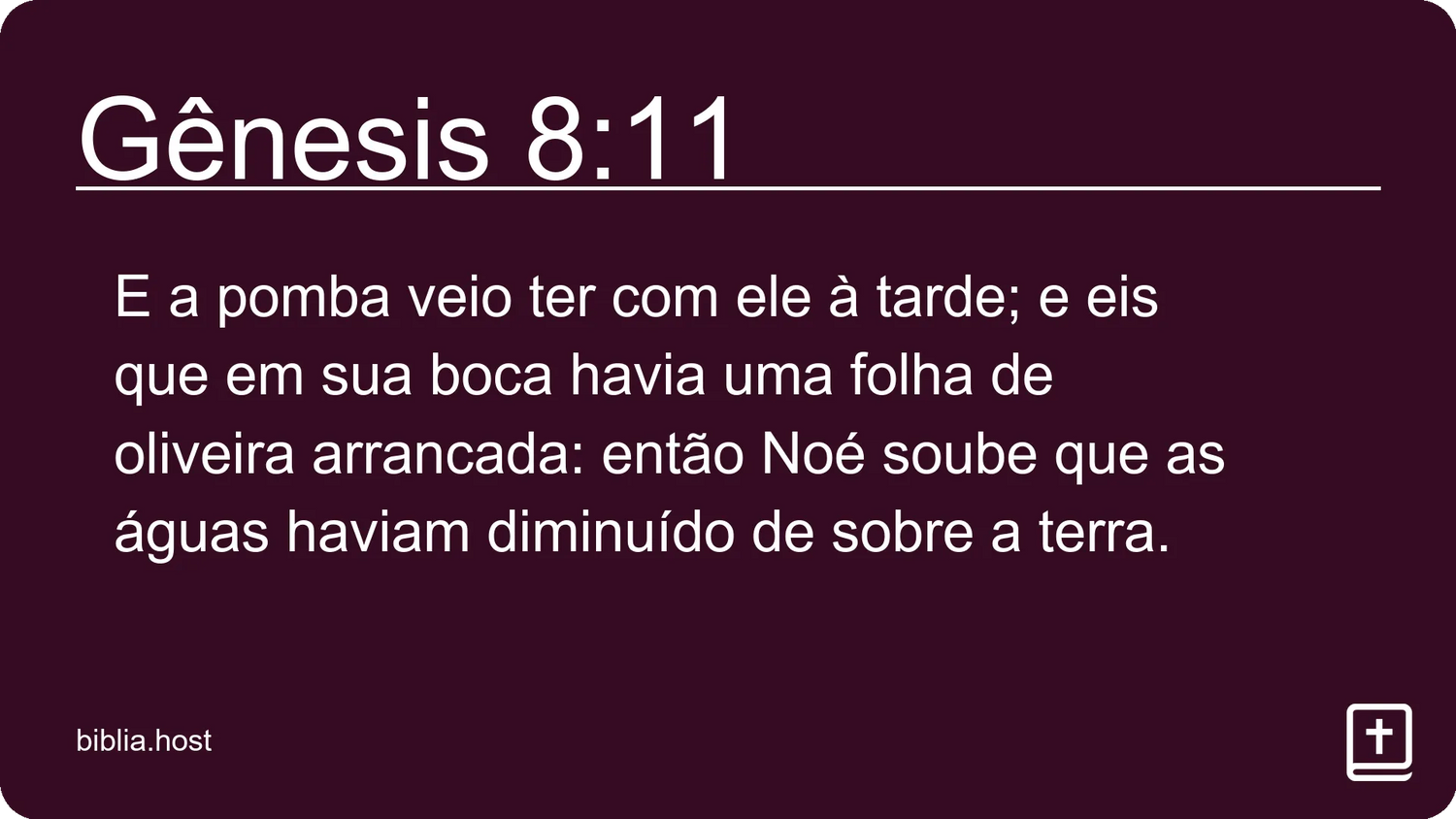 Gênesis 8:11