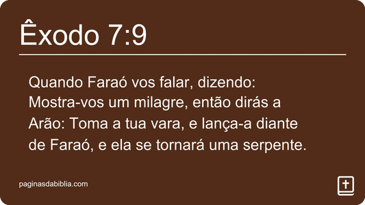 Êxodo 7:9