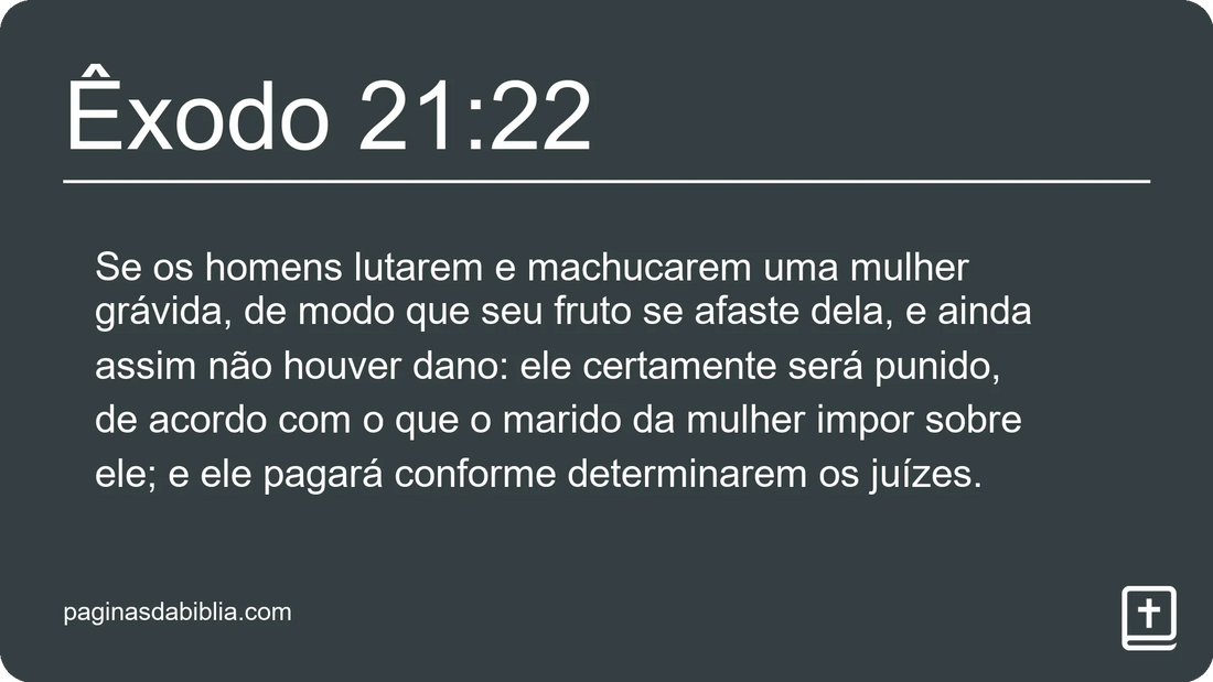 Êxodo 21:22