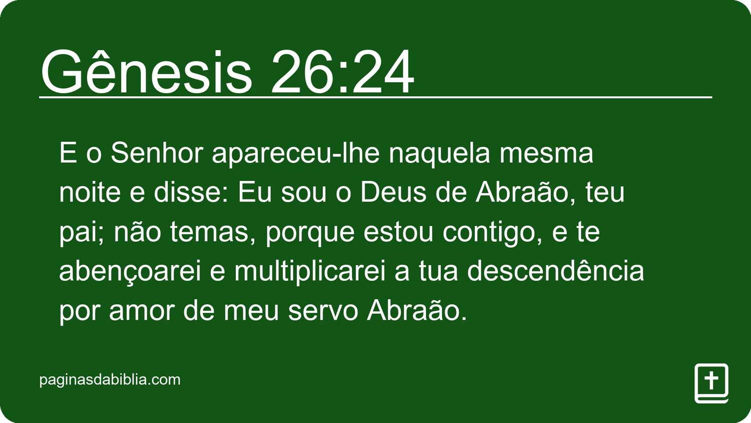 Gênesis 26:24