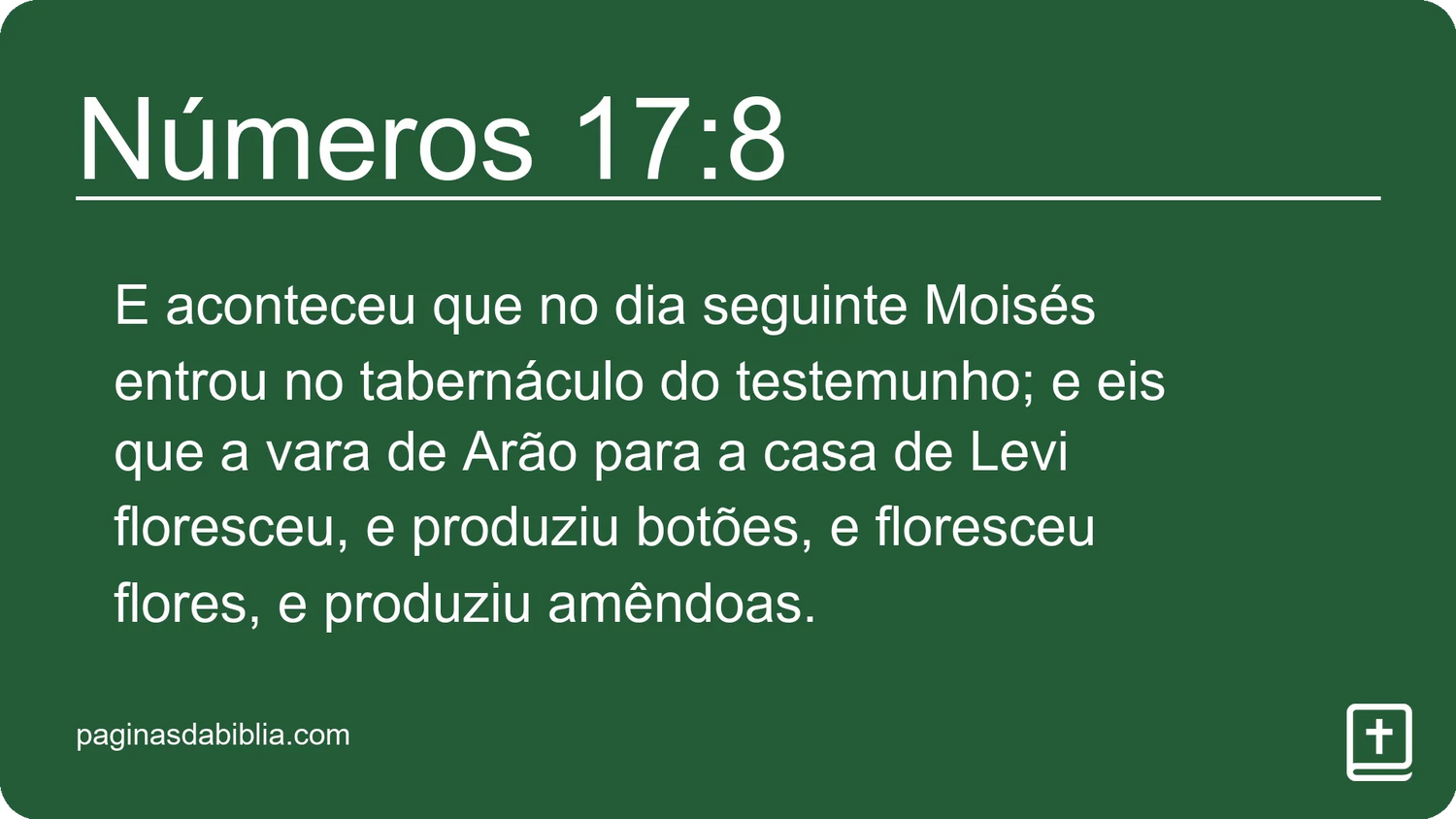 Números 17:8