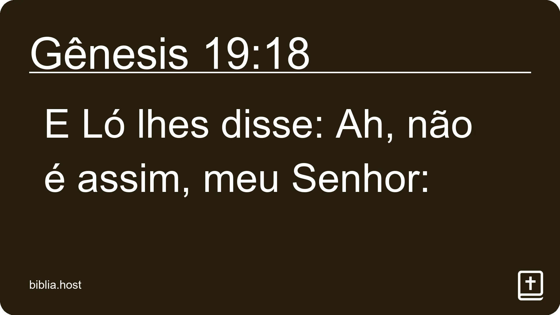 Gênesis 19:18